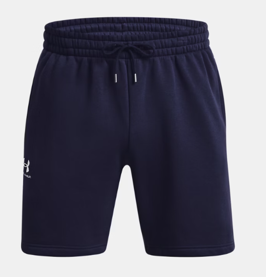 UA Icon Fleece Shorts M Midnight Navy