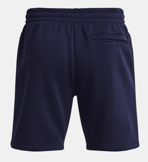 UA Icon Fleece Shorts M Midnight Navy