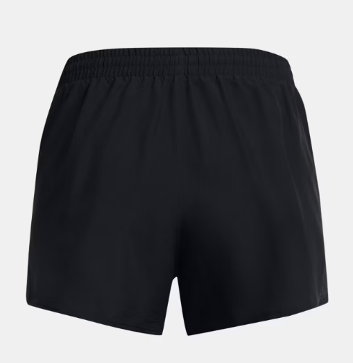 UA Fly-By 3" Shorts W Black