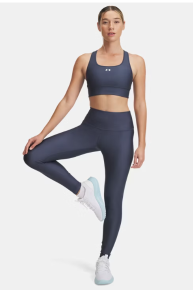 UA Tech Leggings W Down Pour Grey / White