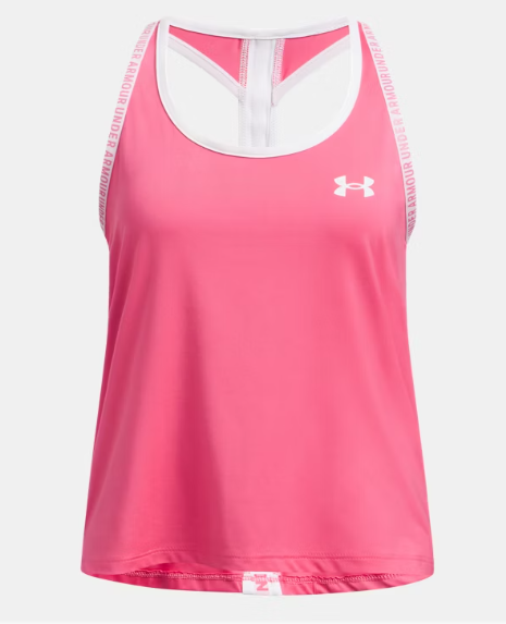 UA Knockout Tank Girls' Super Pink