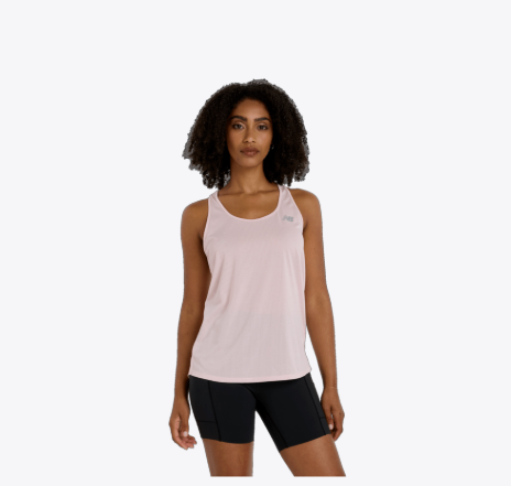 NB Athletics Tank W Rose Sugar Heather