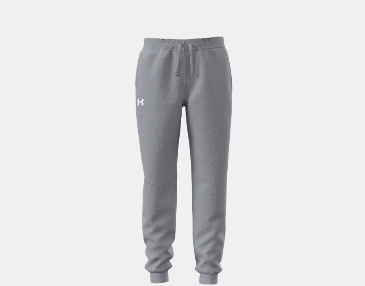 UA Boy's Rival Fleece Joggers Mod Grey