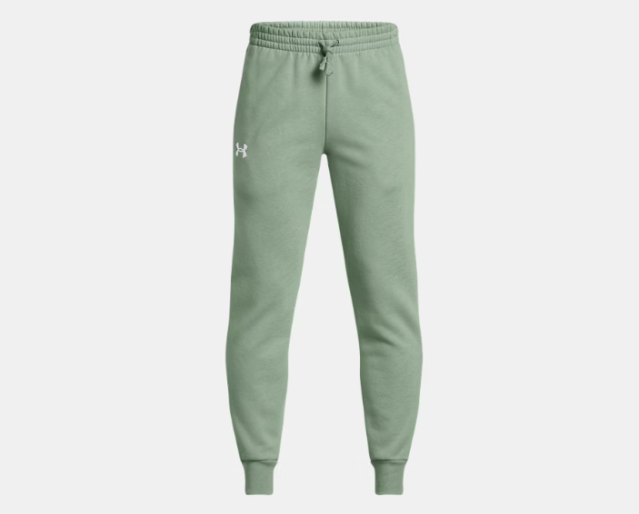 UA Boy's Rival Fleece Joggers Silica Green