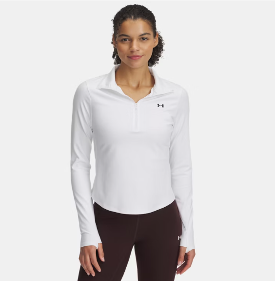 UA Motion Half Zip EMEA W White