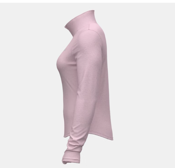 UA Motion Half Zip EMEA W Prime Pink