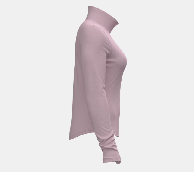 UA Motion Half Zip EMEA W Prime Pink