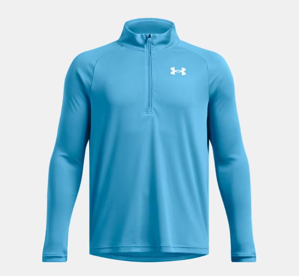 UA Tech 2.0 1/2 Zip Top Y Ether Blue/White