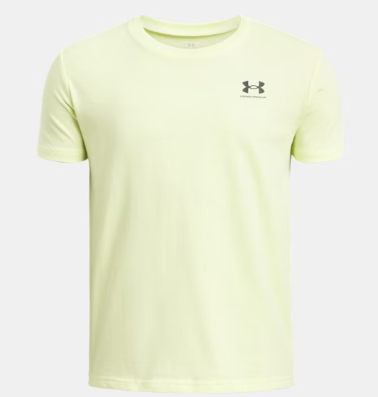 UA Sport style (Left Chest) SS Tee B Sonic Yellow