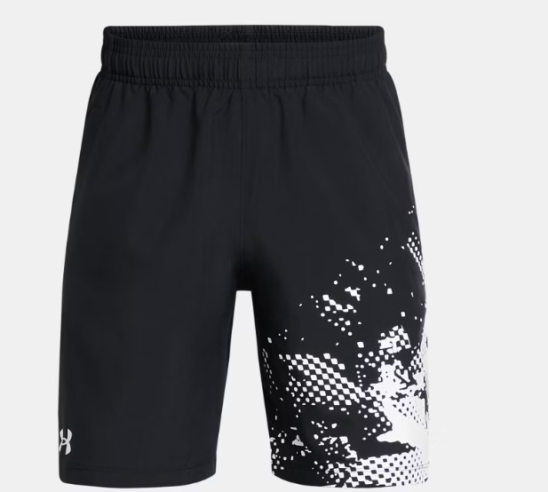 UA Tech Woven Graphic Shorts B Black