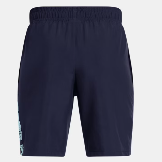 UA Tech Woven Graphic Shorts B Stream / Midnight Navy