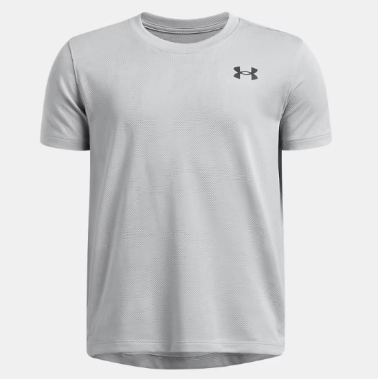 UA Tech Vent Jacquard SS T-shirt B Mod Grey