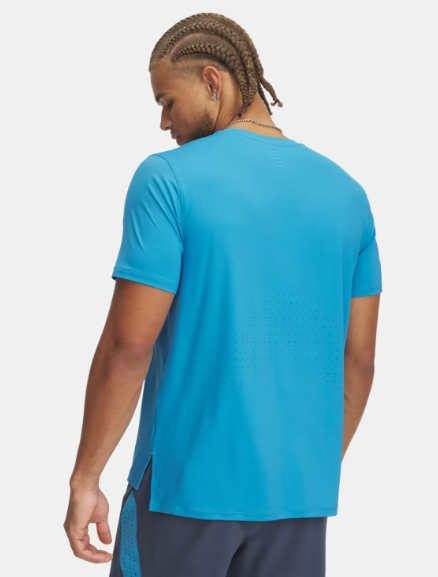 UA Launch Elite Short Sleeve T-Shirt M Ether Blue / Reflective