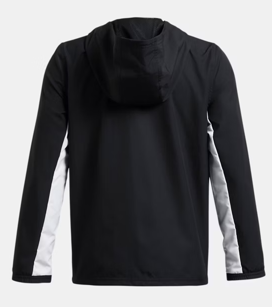 UA Rival Woven Jacket B Black / White