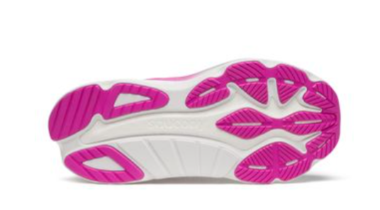 Saucony Hurricane 24 Women's Trainers Navy / Fuchsia