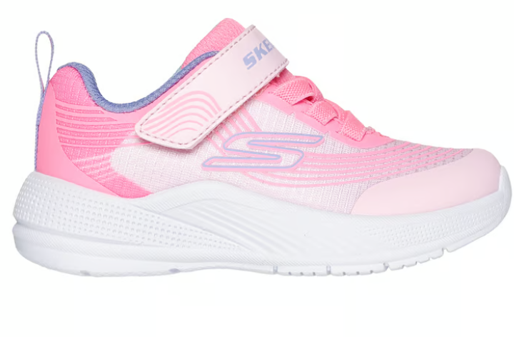 Skechers Microspec Advance Light Pink Youth Trainers