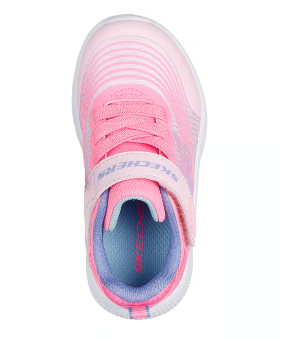 Skechers Microspec Advance Light Pink Youth Trainers