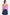 Skechers GO FLEX RIB Longline Bra Neon Pink / Lavender