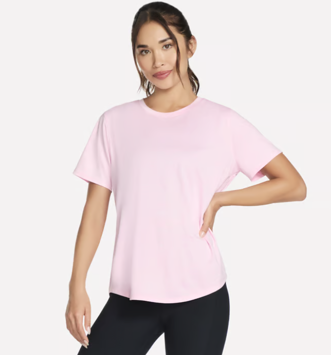 Skechers GO DRI Swift T-Shirt W White / Pink