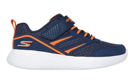 Skechers Go Run 400 V.2 Kids Trainers Navy/Orange