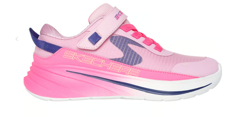 Skechers Wave 92 Imara Kids Trainers Light Pink/Hot Pink