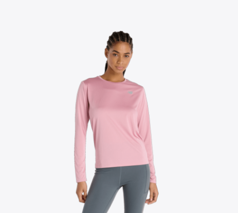 NB Sport Essential Long Sleeve W Pink Taffy