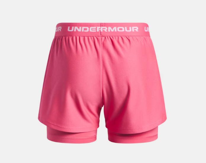 UA Tech™ Play Up Girls' 2-in-1 Shorts Pink