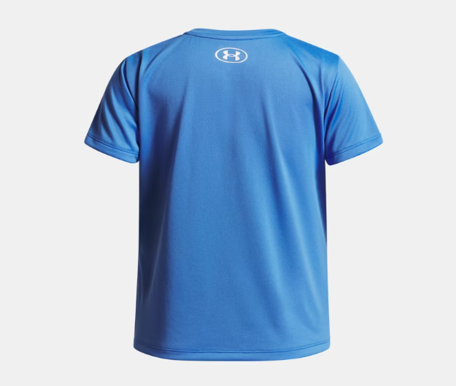 UA Tech™ Girls' Short Sleeve Blue Atlantis