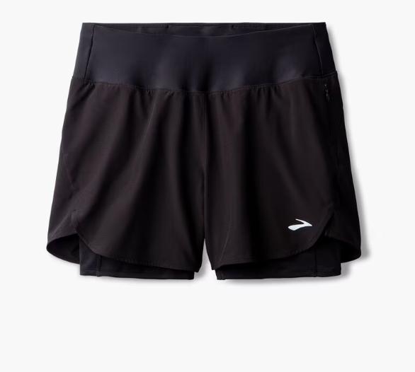 Brooks Chaser 5" Short 2.0 W Black