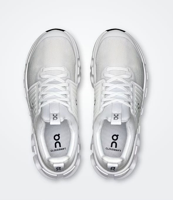 ON Cloudswift Youth All White