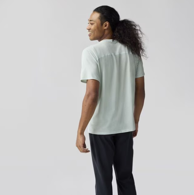 Brooks Atmosphere 3.0 Short Sleeve T-Shirt M White/Shadow Stripe