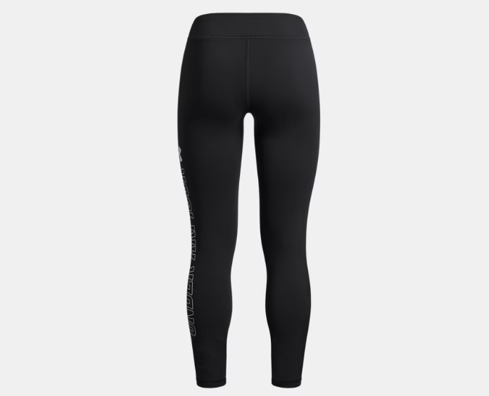 UA Motion Branded Girls' Leggings Black