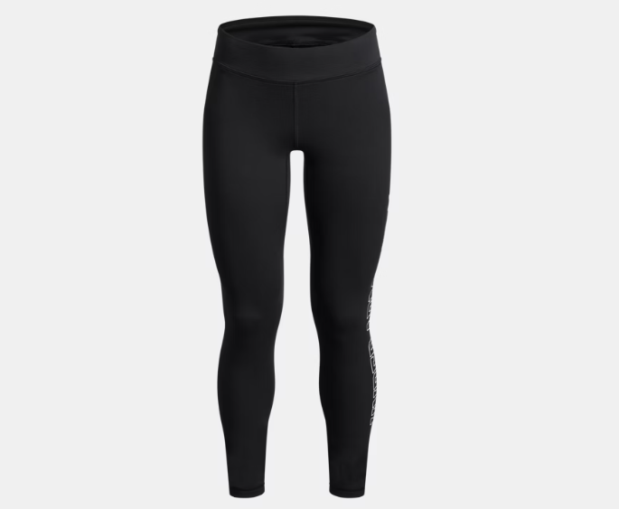 UA Motion Branded Girls' Leggings Black