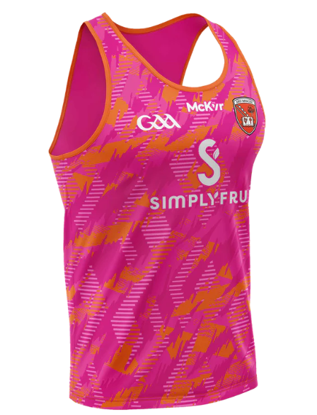 Armagh GAA Boost Training Vest Ladies Pink/Org