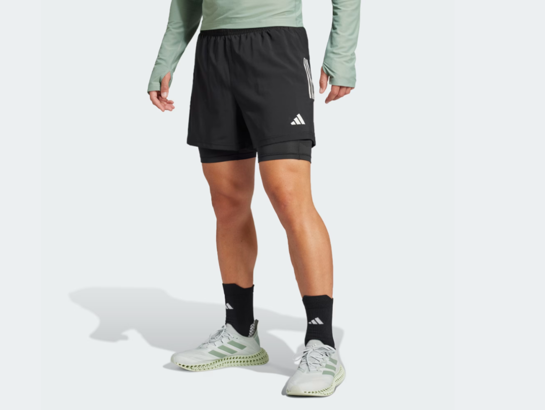 Adidas Own The Run Men's Climacool 2-in-1 Shorts