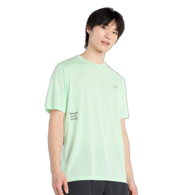 NB Athletics Graphic T-Shirt M Lab Green