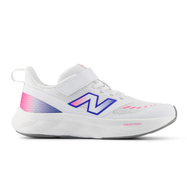 NB Fresh Foam 625 Hook & Loop K White/Pink Heat