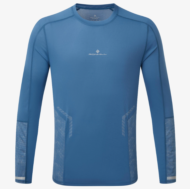 Ronhill Men's Tech Reflect L/S Tee Glacier/Reflect