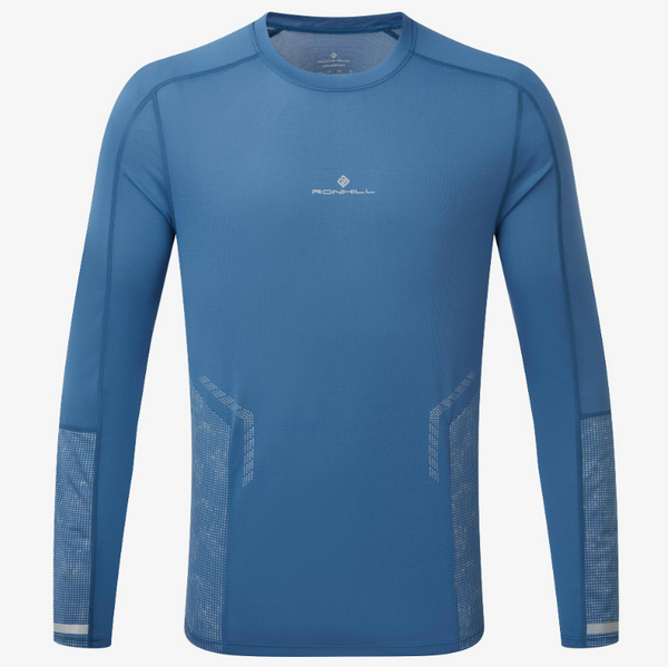 Ronhill Men's Tech Reflect L/S Tee Glacier/Reflect