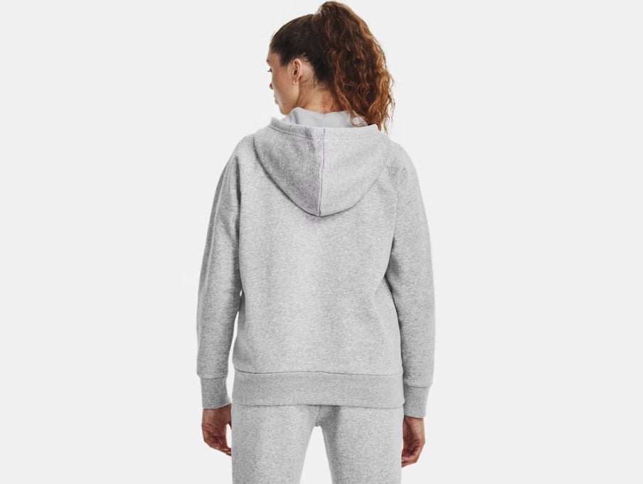 UA Rival Fleece FZ Hoodie W Grey