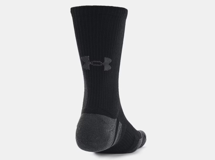 UA Performance Tech 3pk Crew Black