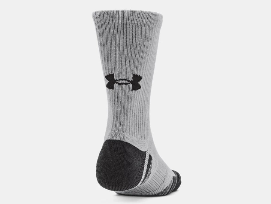 UA Performance Tech 3pk Crew Grey