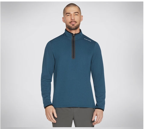 Skechers Knits Burst 1/4 Zip Sea Foam