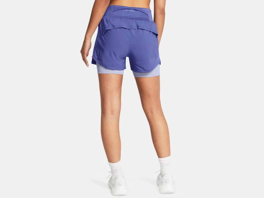 UA Run Stamina 2-in-1 Shorts W Starlight