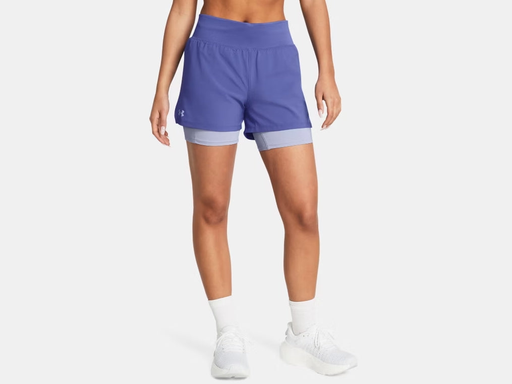 UA Run Stamina 2-in-1 Shorts W Starlight