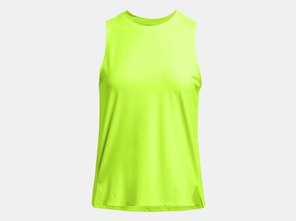 UA Launch Elite Tank W High Vis Yellow