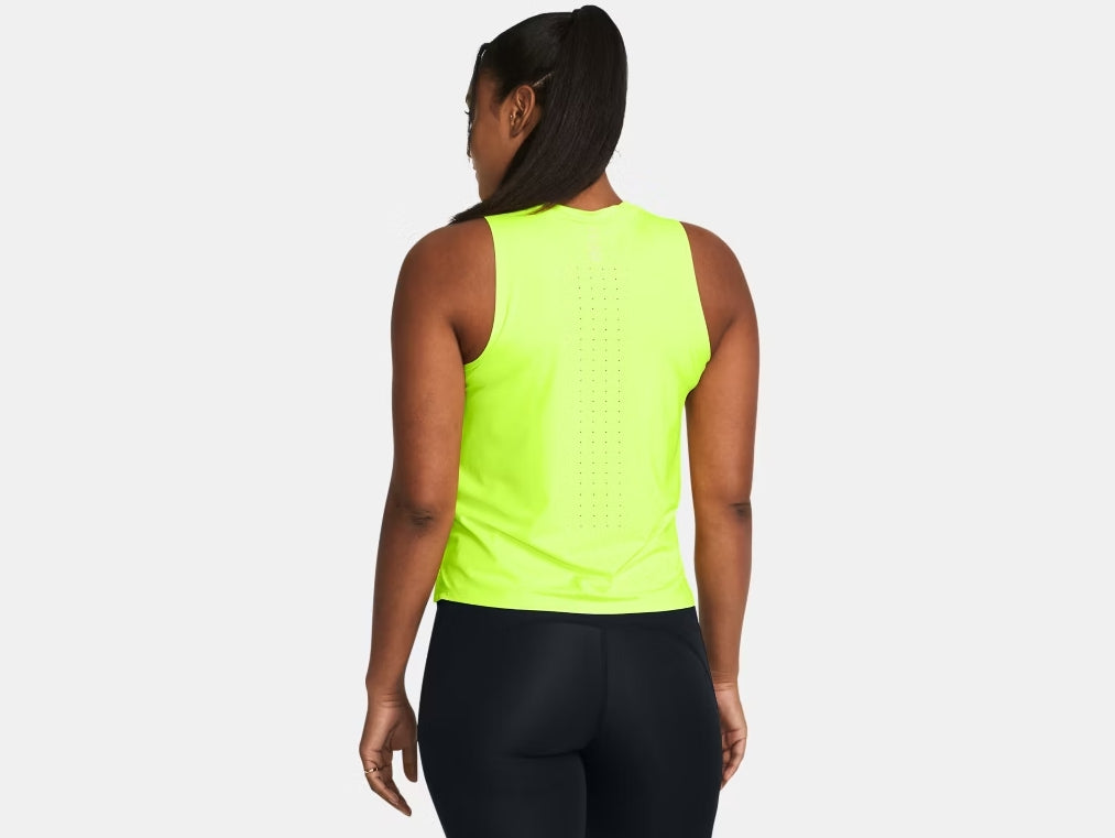 UA Launch Elite Tank W High Vis Yellow