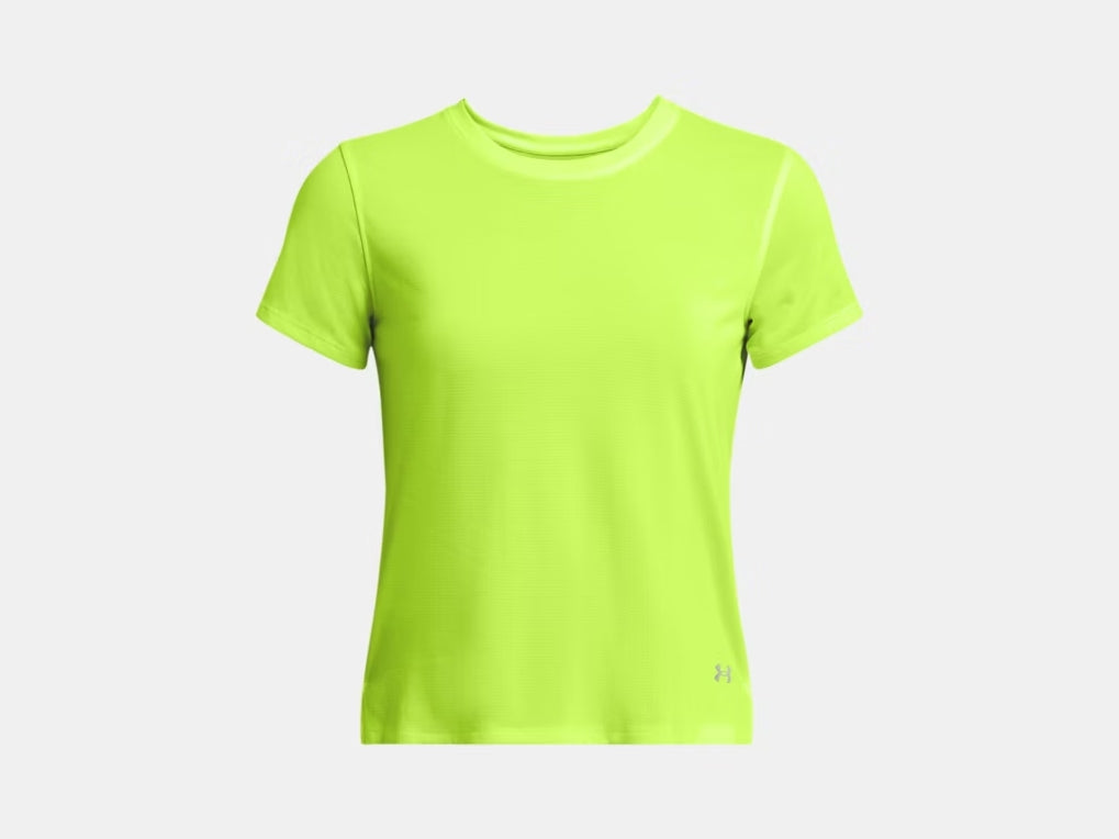 UA Launch Short Sleeve W High Vis Yellow