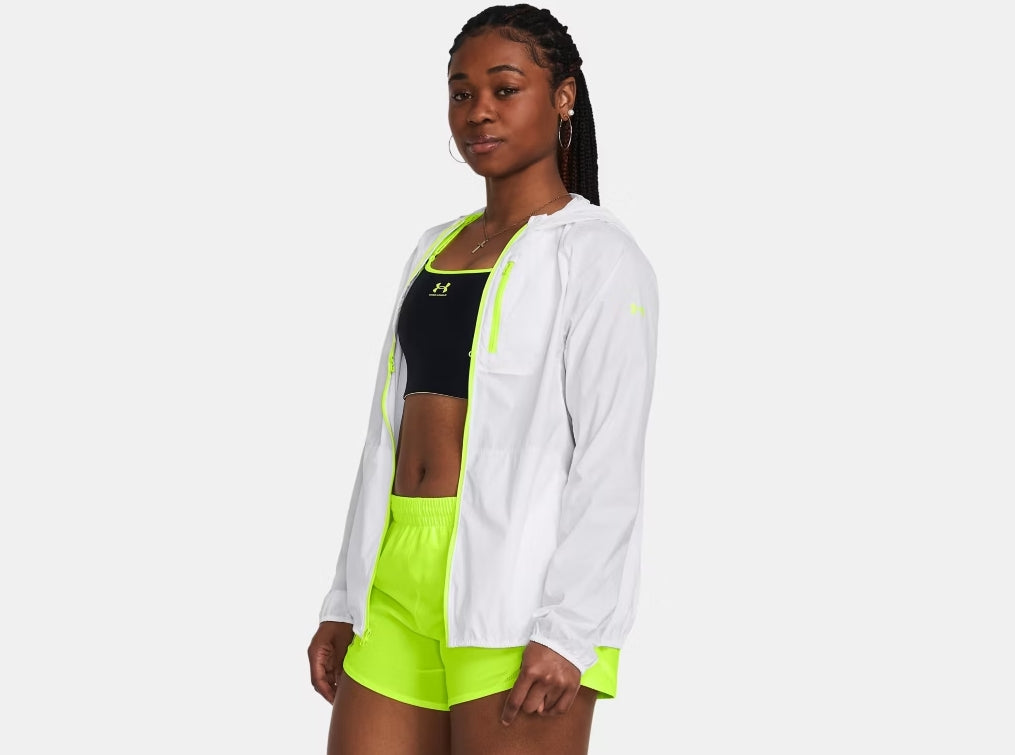 UA Launch Lightweight Jacket W White