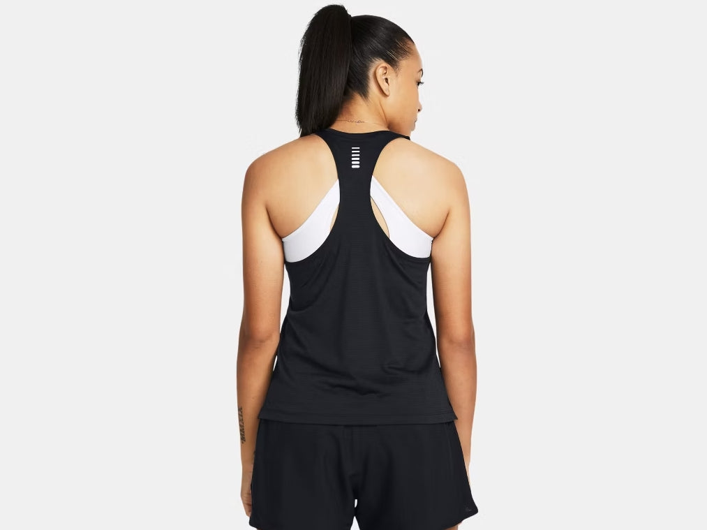 UA Launch Singlet W Black